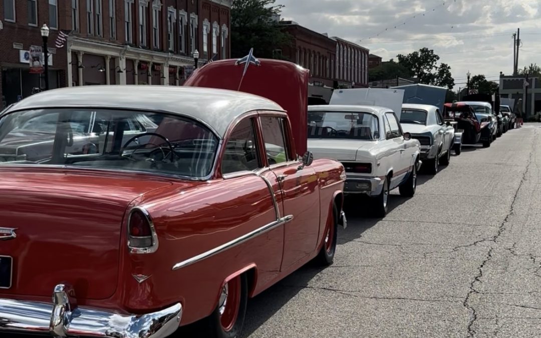 Cars around the square